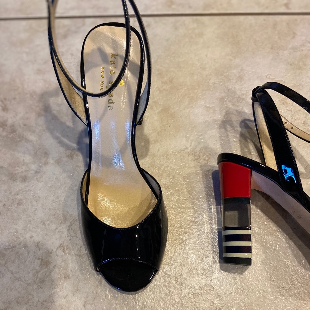 Kate Spade ankle strap heels